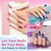 Modelones Nail Polish Set 6 Colors Color Changing Nail Polish Red Orange Pink Nail Polish Nail Varnish Finger Pink Nail Polish Manicure DIY Nail Art Salon Home For Women - Buy Online on GoSupps.com