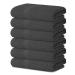 Filament Alley 6 Pack Bath Towel Set 22x44 Luxury Cotton Towels Ideal for Pool Gym Spa Hotel Shower Home Bathroom Towels Absorbent Lightweight Soft Charcoal Grey Charcoal Grey 22x44 Inches - Pack of 6