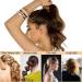 VAIPI 38Pcs Boho Hair Ties Bracelets for Women - 4 Styles Ponytail Holders for No Damage Braids, Thick Hair, and Ponytails - Soft & Stylish - Buy Online on GoSupps.com