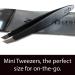Zizzili Basics Mini Slant Tweezers - Precision Eyebrow and Facial Hair Removal (Midnight Ombre) - Buy Online on GoSupps.com