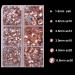 4000Pcs Mixed Size Champagne Hot Fix Round Crystals | Glass Stones Hotfix Rhinestones - Buy Online on GoSupps.com