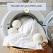Wool Dryer Balls by LUXURY ESSENTIALS | 4-Pack Premium Natural Fabric Softener | Sustainable Laundry Care for Enhanced Softness - Buy Online on GoSupps.com