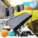 10L0L Golf Cart Seat Covers for Yamaha, Club Car, E-Z-GO - Washable Breathable Mesh Cloth - Black+Gray - Buy Online on GoSupps.com