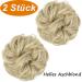 Jjstar 2-Piece Hair Part & Rubber Band Set - Perfect for Updos Messy Buns & Ponytails - Ash Blonde Hair Ties for Women & Girls - Buy Online on GoSupps.com