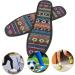 3 Pairs Absorbent Shoe Insoles - Arch Support Sweat-Absorbing Cushions Shock-Absorbing Inserts - Flat Foot Pad for Enhanced Comfort - Size 2 - Buy Online on GoSupps.com