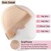 Lace Wig Grip Cap for Women - 4x5 Transparent Swiss Lace Non-Slip Wig Gripper Light Brown Stocking Dome Cap with Built-In Elastic Headband - Buy Online on GoSupps.com