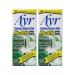 Ayr Saline Nasal Gel No-drip Sinus Spray with Soothing Aloe Vera 0.75 Fl Oz Spray Bottle (Pack of 2)
