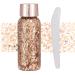 GL-TURELIFES MERMAID Mermaid Chunky Glitter Lidscay Glitter Body Gel Festival Glitter Cosmetics Face Hair Nail Make-up Long Lasting Sparkling 30 G (#107 Ros gold)