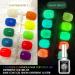 LOKFAR 2 Pcs Glow in the Dark Color Changing Neon Gel Nail Polish Set | UV LED Nail Gel Top Coat for DIY Manicure (15ml) - Buy Online on GoSupps.com