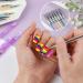 14 Pieces Nail Art Brushes Set for Beautiful Nail Designs and Nail Painting - Multi-colored Nylon Brushes for Poly Extension Gel and Tips Builder - Buy Online on GoSupps.com