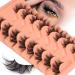 Fluffy Cat Eye Half Lashes | Mink Wispy Thick False Eyelashes - Zegaine 8 Pairs Natural Lash Pack - Buy Online on GoSupps.com