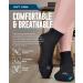 Doctor's Select Diabetic Socks for Men and Women - 4 Pairs | Neuropathy Socks Black - 4 Pairs Large | Diabetic Socks Women 1/4 - Buy Online on GoSupps.com