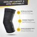CAMBIVO 2 Pack Knee Brace (Black XL) & 2 Pack Elbow Brace (Black L) - Support and Compression for Joints - Buy Online on GoSupps.com