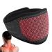 Eacel heating neck wrap salvan heat winding fiber cloth-neck protection to relieve stiffness portable warm neck support for the neck unisex-neck warming cushion black-red dot
