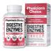 Physician's CHOICE Digestive Enzymes - Multi Enzymes Organic Prebiotics & Probiotics for Digestive Health & Gut Health - Meal Time Discomfort Relief & Bloating - Dual Action Approach - 60 CT 60 Count (Pack of 1)