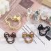 5PCS Mouse Lady Thick Hair Barrette | Vintage Metal Hair Claw Clips for Mouse Ears Theme Party | Non-slip Hair Accessories for Women, Girls, Kids - Buy Online on GoSupps.com