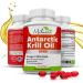 Antarctic Krill Oil Softgels - Omega-3 Complex with EPA, DHA & Astaxanthin - 120 Count - Heart, Joint & Feminine Health Supplement - Buy Online on GoSupps.com