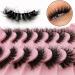 7 Pairs 3D Cat Eye False Eyelashes - Fluffy Curly Reusable Faux Mink Makeup - Natural Look - Buy Online on GoSupps.com