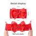 Shop 20-Piece Baby Headband Set | Stretchy Hair Bands with 6-Inch Big Bows for Newborns Toddlers & Kids Multi-Colored Options Available - Buy Online on GoSupps.com