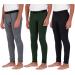 3 Pack: Youth Boys Compression Pants Leggings Tights Baselayer Cold Gear Sports Football Basketball Medium Set 7
