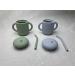 Jane and Kate 2-Pack Food Grade Silicone Training Cup and Straw | 5oz Spill Proof - 6 Months+ | Green & Blue - Buy Online on GoSupps.com