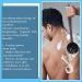 Silicone Body Scrubber Long Handle Bath Shower Brush - WLLHYF Back Exfoliator - Buy Online on GoSupps.com