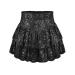 Women Maxirock simple winter skirt elastic high waist cord strain boho skirts long elastic waist beach rock wrock rocking dress winter women winter skirt black l