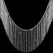 OIIKI 1 Yard Rhinestone Ribbon Tassel Chain, Diamond Crystal Tassel Fringe Trim for Wedding, Party, Clothing Accessories, Personalized DIY Decoration