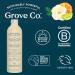 Grove Co. 100% Natural Orange & Rosemary Hand Soap Refill Set - 3 x 13 Fl Oz - Plastic-Free Liquid Cleaner - Hydrating & Softening Formula - Buy Online on GoSupps.com
