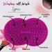 Lilyleaf Silicone Makeup Brush Cleaning Mat - Large 6.5x4.1 inches Pad with 5 Textures - Portable Brush Cleaner Scrubber - 1 Count - Buy Online on GoSupps.com