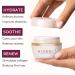 Kinbai Moisturizer - Hydrating Face Cream for Dry Skin - Collagen-Boosting Peptides - Lightweight Silky Texture - Made in Japan - Wildflower Fragrance - Clean Beauty - Cruelty-Free - Buy Online on GoSupps.com