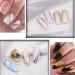 EBANKU 10 Rolls Metallic Color Holographic Nail Foil Transfer Sticker Nail Foil Adhesive Sticker Nail Art Tips Warps Shining DIY Stickers Nail Decorations for Nail Art Decoration DIY and Salon - Buy Online on GoSupps.com
