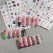 Halloween Nail Art Stickers - 6PCS Self-Adhesive Cute Decals | Bat Pumpkin Spider & Ghost Designs for Women & Girls - DIY Decoration Supplies - Buy Online on GoSupps.com