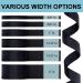 CooBigo 1 Inch Heavy Duty Black Nylon Webbing Straps - 12 Yard, 6 Sizes - Outdoor Crafting DIY - Buy Online on GoSupps.com