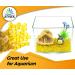 ARSUK Yellow Glass Pebbles - Decorative Stones for Vase Filler, Aquarium, Mosaic Tiles - 70-80pcs - Buy Online on GoSupps.com