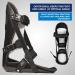 Kids Adjustable Night Splint - Pediatric Plantar Fasciitis & Foot Pain Relief Boot | Black X-Small - Buy Online on GoSupps.com