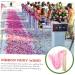 30pcs Heart-Shaped Pink Glitter Wedding Ribbon Sticks | Fairy Wands & Cosplay Decorations - Perfect for Events & Parties - Buy Online on GoSupps.com