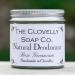 Clovelly Soap Co Natural Handmade Deodorant Balm Rose Geranium 60g Glass Jar - Buy Online on GoSupps.com