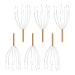6x head massager 12 arms with knobs massager for head massage gold Gold 6-pack