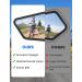 Coic Extra Large Bike Mirror - Impact-Resistant Real Glass for eBike Handlebars | Foldable Left Return Mirror - Buy Online on GoSupps.com