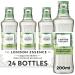 The London Essence Co. Eau tonique orange sanguine et fleur de sureau 24 bouteilles de 200 ml