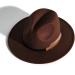 HUDANHUWEI Women's Wide Brim Fedora Panama Hat - Coffee-1 - Buy Online on GoSupps.com