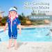 Juicy Bumbles Sailor Baby Swimsuit | One Piece Short Sleeve Toddler Swimming Costume | Boys Girls 6M-5Y - Buy Online on GoSupps.com