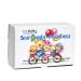 Bath Bomb Fizzies with Surprise: 6 Bear Family Toys Inside Bath Bombs  Huge Balls (5 oz) Safe  Great for Bubble Baths  Perfect for Little Girls and Boys (6 Count) Pack of 1