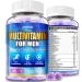 Mens Multivitamins Gummies with Methylated Vitamins - Vegan Omega-3 CoQ10 Vitamin A C D3 K2 B12 Calcium Zinc Grape Seed Support Energy & Antioxidant - Multivitamin for Men Gummies Sugar-Free Mixed Berries 60 Count (Pa