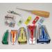 HONEYSEW Bias Tape Maker Kit - 6MM, 9MM, 12MM, 18MM, 25MM Sizes - Includes Binding Foot, Craft Clips, Awl, Quilter's Pin - Buy Online on GoSupps.com