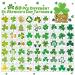240 Pcs Shamrock Temporary Tattoos for Kids - Safe, Waterproof Bulk Stickers - Children's Temporary Tattoo Toys for St. Patrick's Day Parade and Irish Party - 60 Unique Clover Designs - Buy Online on GoSupps.com