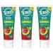 Tom's of Maine Natural Kids' Fluoride Toothpaste Silly Strawberry 5.1 oz - 3-Pack (Original Formula) - Buy Online on GoSupps.com