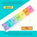 Cartee Weekly Pill Organiser - Easy Open 2x a Day - Travel Medication Box with Push Button Design - Vitamins & Supplements Organizer - Buy Online on GoSupps.com