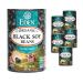 Eden Organic Black Soybeans, 15 oz Can (6-Pack), Complete Protein, No Salt Added, Non-GMO, Gluten Free, U.S. Grown, Heat and Serve, Macrobiotic, Soy Beans